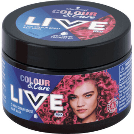 Schwarzkopf Mascarilla Live Colour &amp; Care rosa, 150 ml