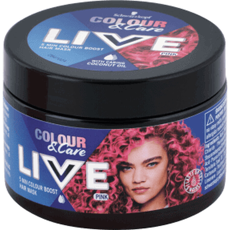 Schwarzkopf Live Colour &amp; Care Masker roze, 150 ml