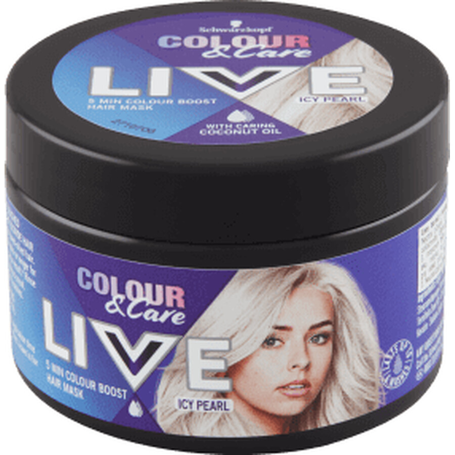 Live Maschera colorante e curativa Icy Pearl, 150 ml, Schwarzkopf 