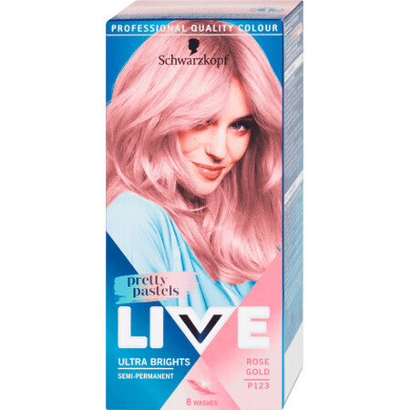 Schwarzkopf Live semipermanente haarkleuring P12 Rose Gold, 80 g