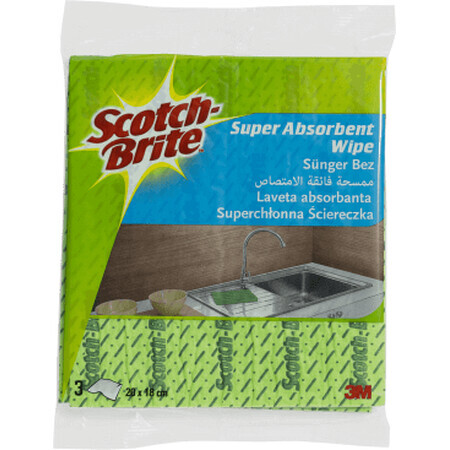 Scotch&Soda panni assorbenti scotch brite, 3 pz