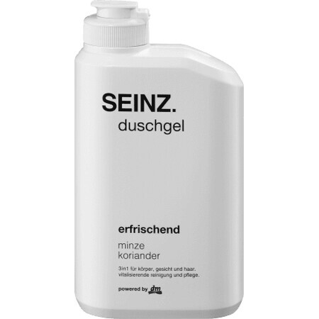 Seinz. Gel de ducha tonificante de menta, 300 ml