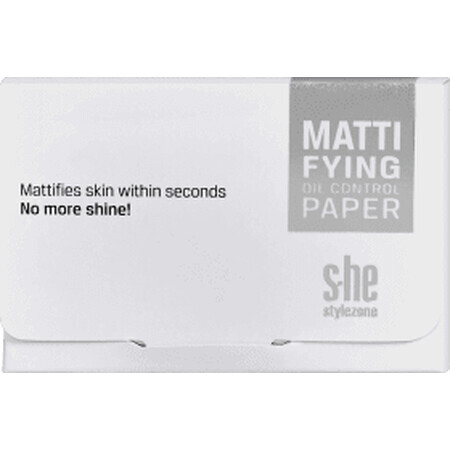 S-he colour&amp;style Sebum matterend papier 198/001, 50 st.