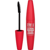 S-he colour&style Just extreme mascara curbare Nr. 170/002, 12 ml