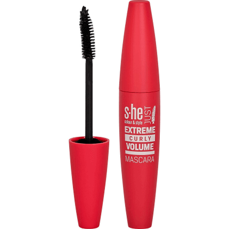 S-lui colore&stile Solo mascara incurvante estremo Nr. 170/002, 12 ml