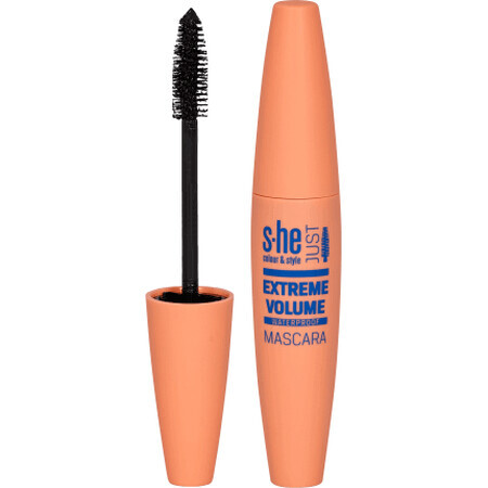 S-he colour&style Just extreme mascara volume Waterproof No. 170/004, 12 ml