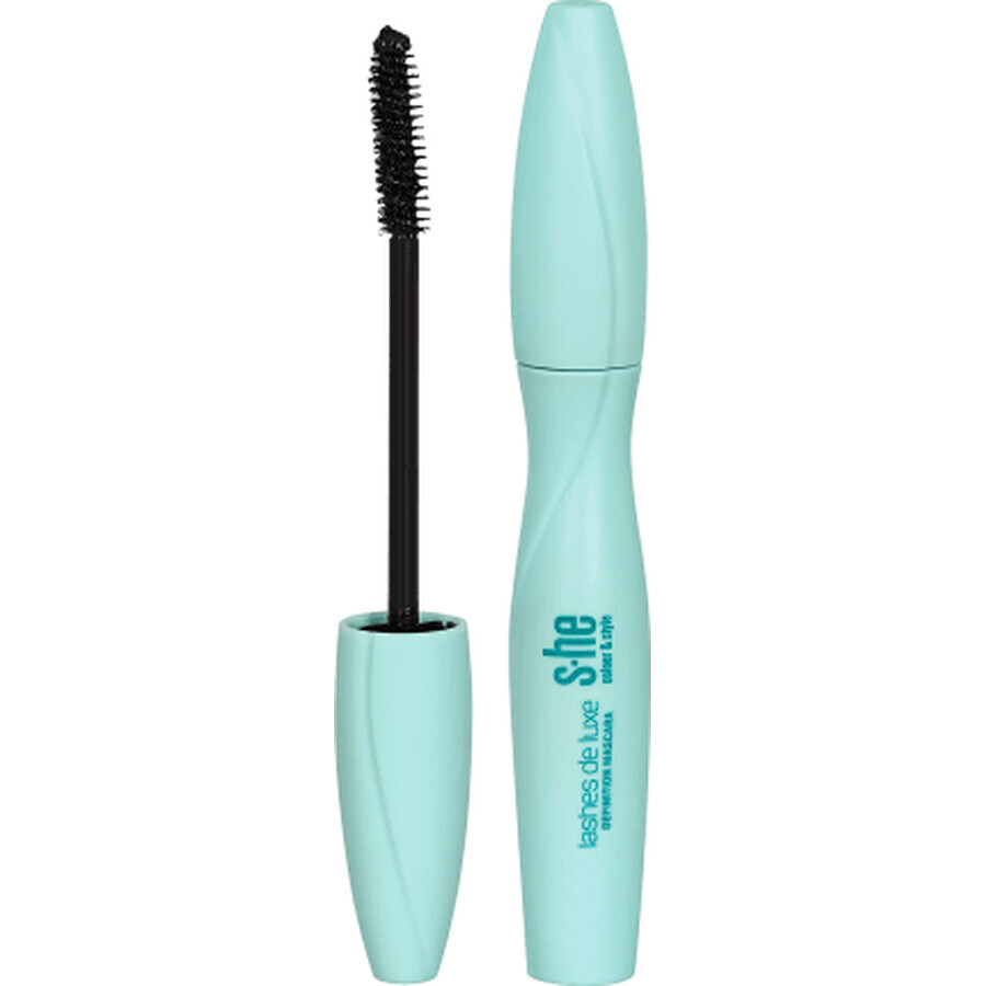 S-he colour&style Lashes de luxe mascara de définition No. 177/001, 10 ml