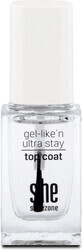 S-he color&amp;amp;style like&#39;n ultra stay top coat gel 303/01, 10 ml