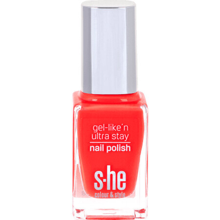 S-he colour&amp;style Gel-like'n ultra stay nail polish 322/408, 10 ml