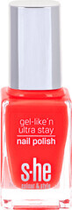 Esmalte de u&#241;as S-he colour&amp;amp;style Gel-like&#39;n ultra stay 322/408, 10 ml