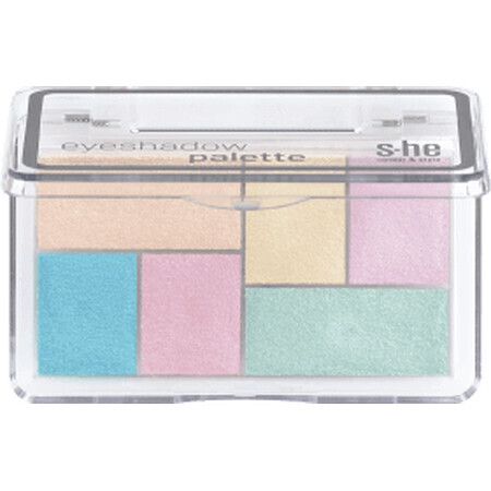 S-he colour&style Lidschattenpalette 185/006, 9 g