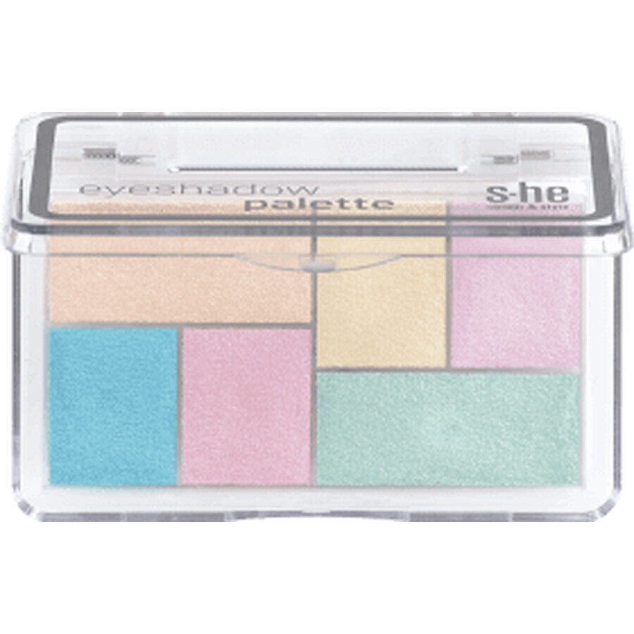 S-he colour&style Palette d'ombres à paupières 185/006, 9 g