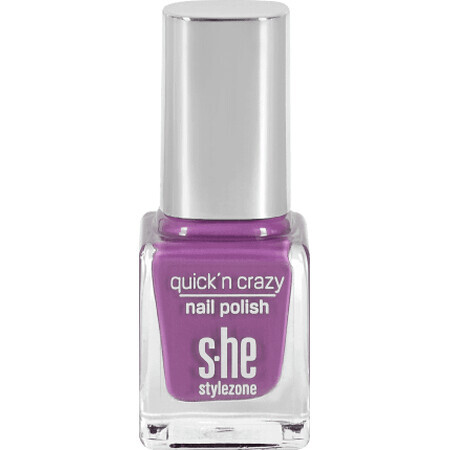 S-he colour&amp;style Esmalte de uñas Quick'n crazy 323/665, 6 ml