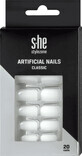 S-he colour&amp;amp;style Classic u&#241;as artificiales, 1 Set