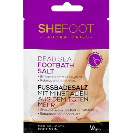 SHEFOOT Salz aus dem Toten Meer für die Füße, 55 g