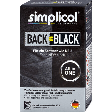 simplicol Pintura revitalizante negra, 400 g