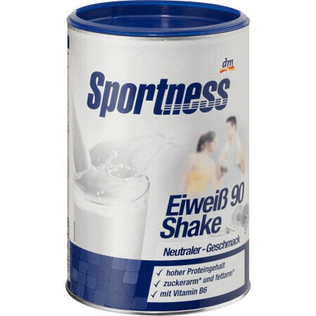 Sportness Protein Shake 90 neutral Geschmack, 300 g