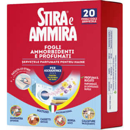 Stira Ammira Stira&amp;Ammira toallitas perfumadas para secadora, 20 uds.