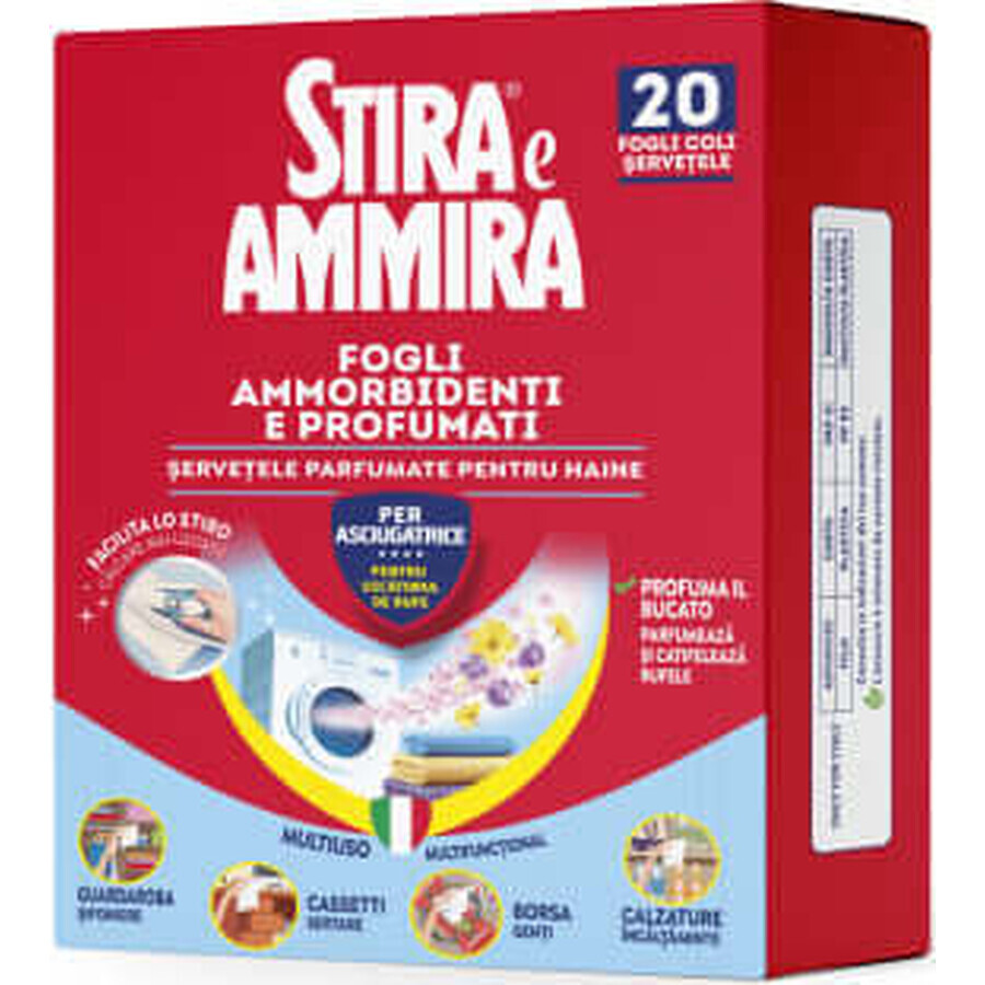 Stira Ammira Stira&amp;Ammira toallitas perfumadas para secadora, 20 uds.