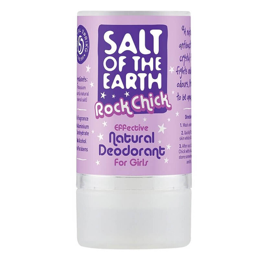 Desodorante natural en barra Salt Of The Earth Rock Chick, 90 g, Crystal Spring