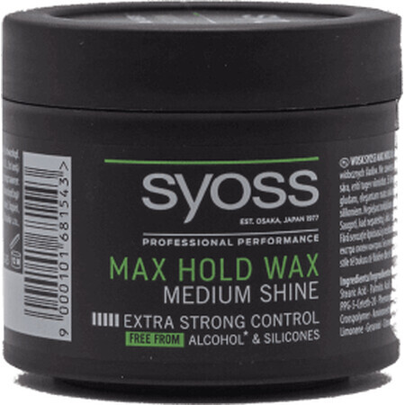 Cera per capelli Syoss Max Hold, 150 ml