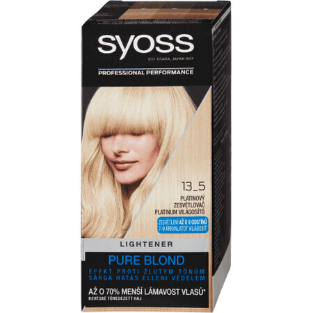 Syoss Color Permanent Hair Colour 13-5 Platinum Bleach, 1 pc