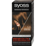 Syoss Kleur Permanent haarverf 5-8 Peanut Brown, 1 stuk