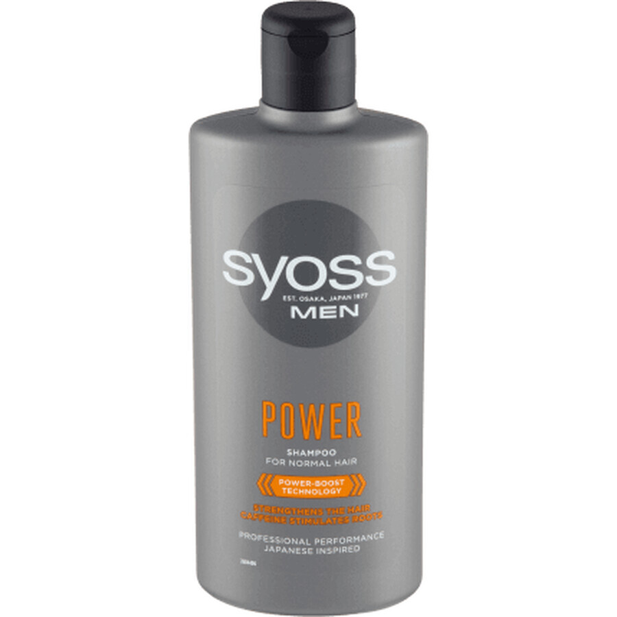 Syoss Men Power Shampoo für Männer, 440 ml