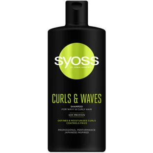 Syoss Șampon pentru păr creț și ondulat, 440 ml