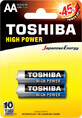 Pilas alcalinas Toshiba R6-AA, 1 unidad