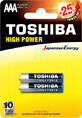 Pilas alcalinas Toshiba R3-AAA, 2 uds.