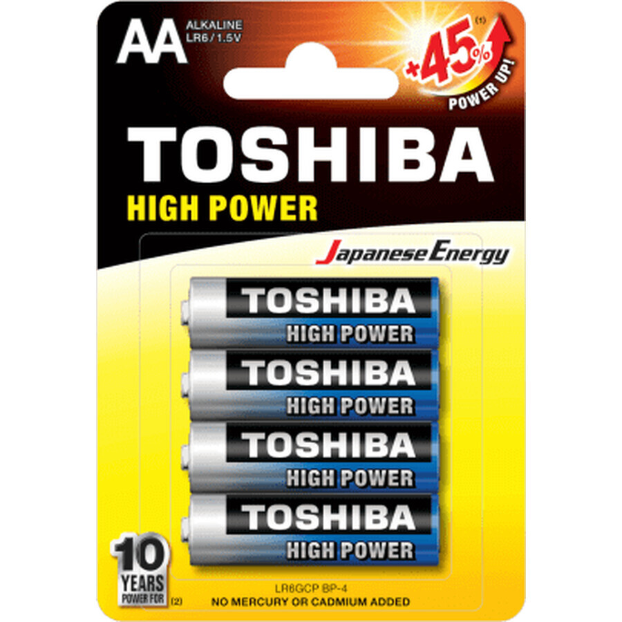 Pilas Toshiba R6-AA, 4 uds.