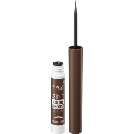 Trend !t up 2in1 Color & Boost Siero per sopracciglia 030 Marrone Cioccolato, 1,7 ml