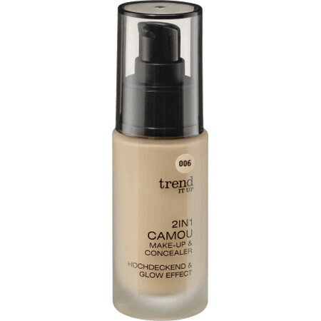 Trend !t up 2in1 Foundation Camou &amp; Concealer – Nr. 006, 30 ml