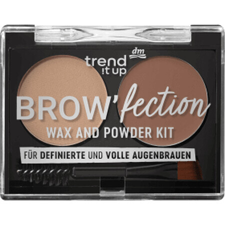 Trend !t up Brow'fection Kit cera e polvere per sopracciglia 010, 2 g