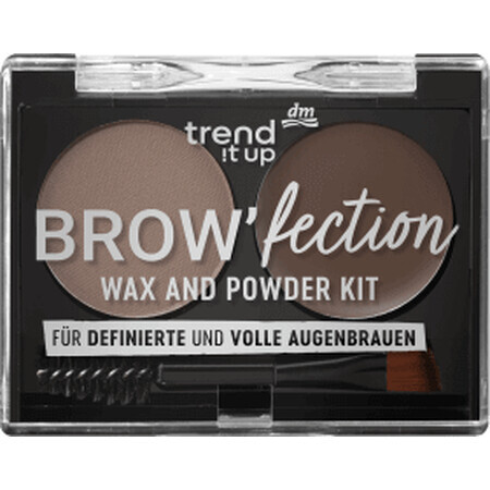 Kit para cejas Trend't up Brow'fection Wax &amp; Powder 030, 2 g