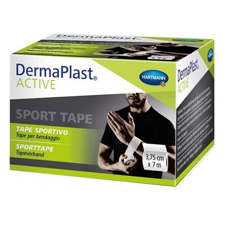 Cinta adhesiva rígida DermaPlast ACTIVE Sport (522050), 3,75cm X 7m, Hartmann