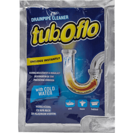 tub.O.flo Granules for unblocking cold water pipes, 60 g