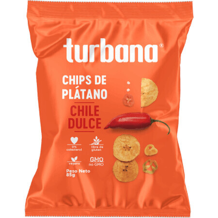 Turbana Chips de plantain au piment doux, 85 g