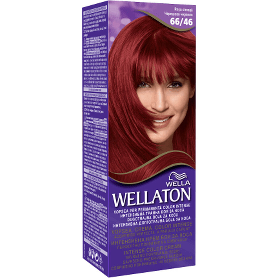 Wellaton Teinture capillaire permanente 66/46 rouge cerise, 1 pièce