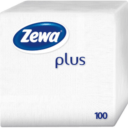 Zewa Servilletas de mesa blancas, 100 unid.