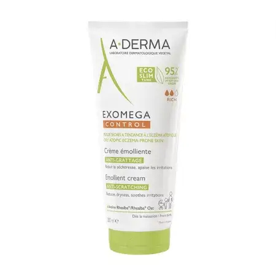 A-Derma Exomega Control Crema Emoliente, 200 ml