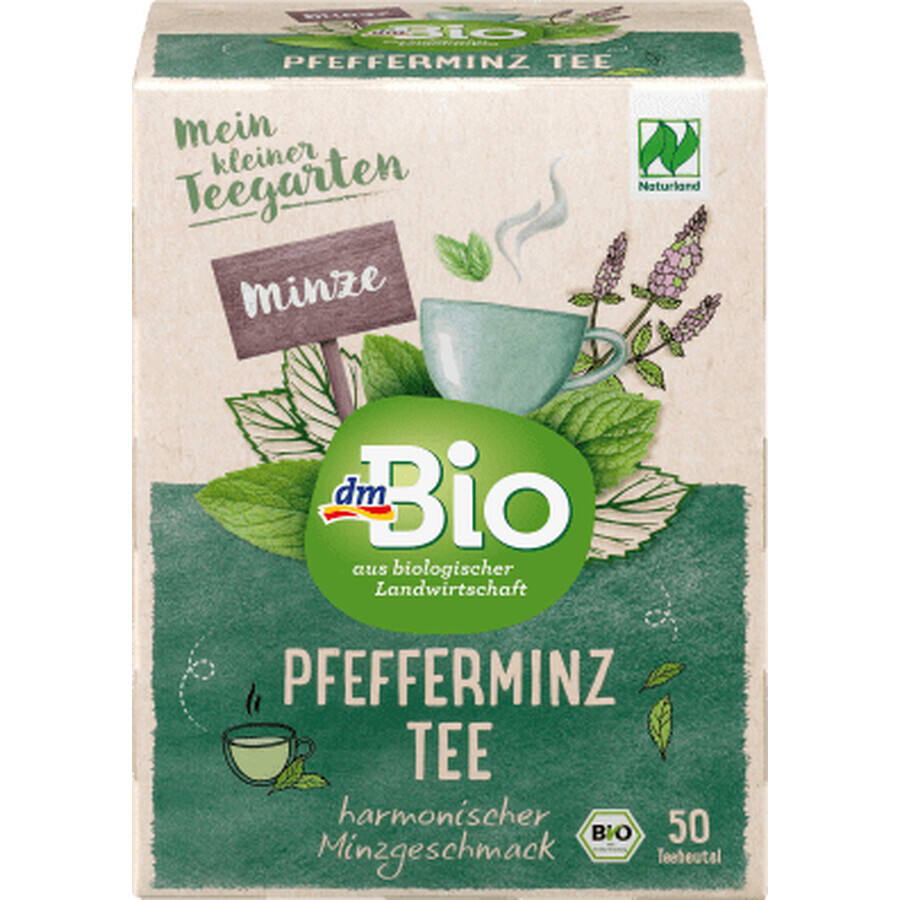 DmBio Té de menta, 75 g