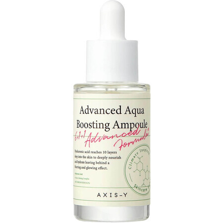 Advanced Aqua Boosting Ampoule - Sérum facial intensamente hidratante con ácido hialurónico, AXIS-Y, 30ml