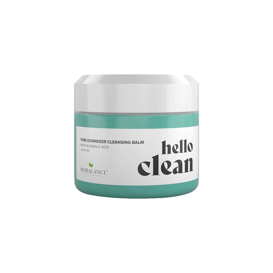 Bálsamo limpiador facial 3 en 1 con ácido oleanólico, para pieles grasas o mixtas, Hello Clean, Bio Balance, 100 ml